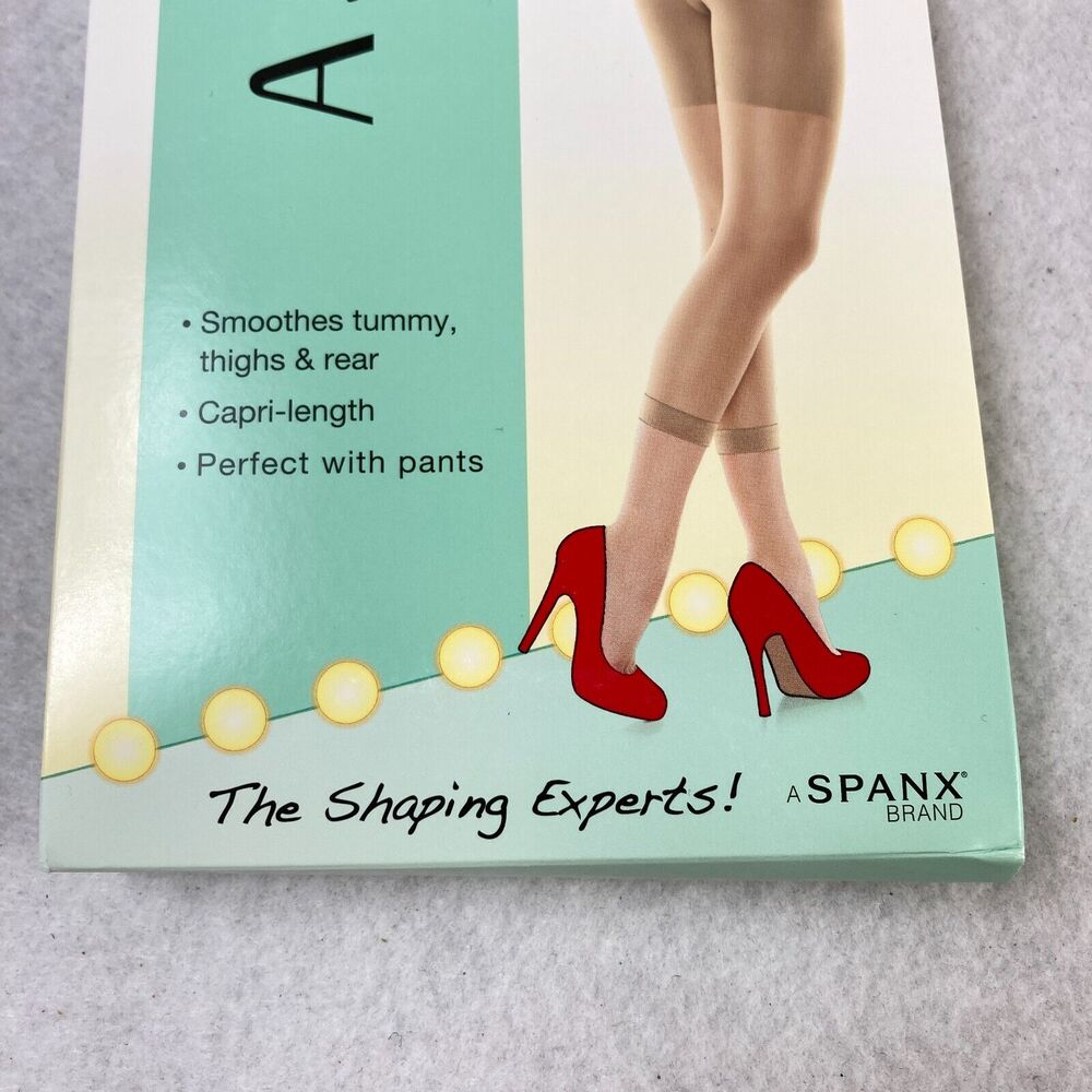 SPANX Assets by Sara Blakely Footless Shaper Tights Pantyhose‎ Nude Brown Size 6 - Picture 3 of 7